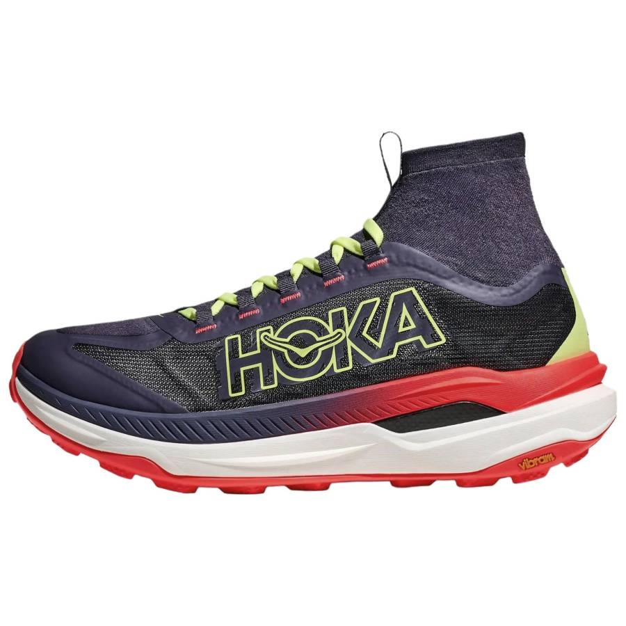 HOKA ONE ONE Tecton X 3 Trail Running Shoes Men's Black Purple