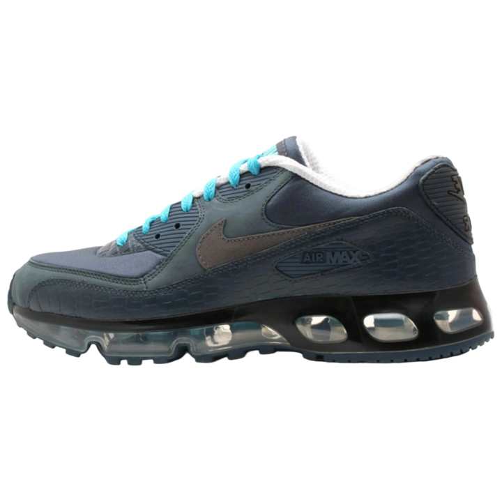 Nike Nike Air Max 90 Running Shoes Men's Black Gray Blue