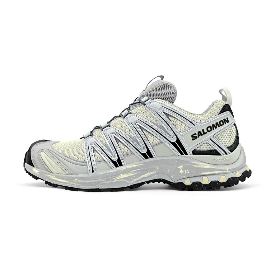 SALOMON XA PRO 3D Low top Running Shoes Unisex Beige Silver