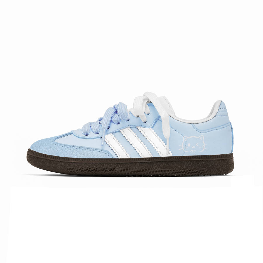 Adidas Originals SAMBA OG Maris Sal Cat Island Slip Resistant And Breathable Low top German Army Trainers Unisex