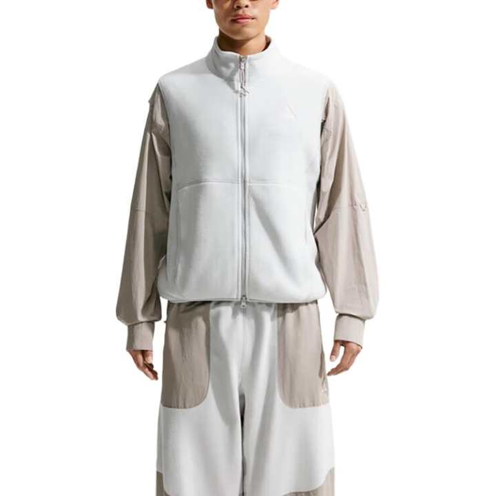Nike Nike Vests Men's White Stand Collar Moderate Other