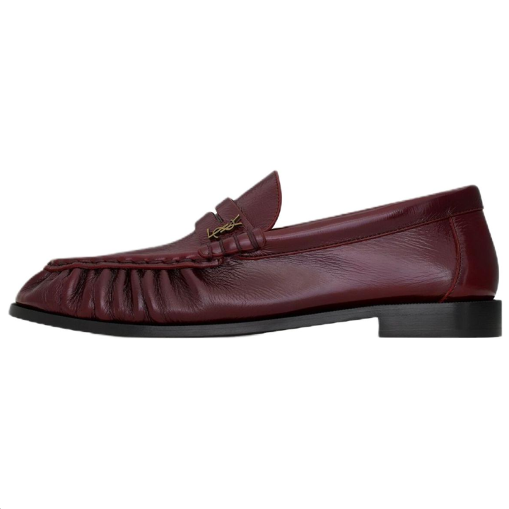 SAINT LAURENT SAINT LAURENT LE LOAFER Loafers 1.5cm Women's Burgundy