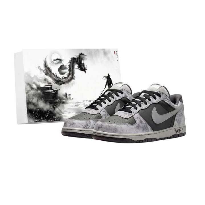 Nike Nike Big Skateboard Shoes Unisex Low Top Black