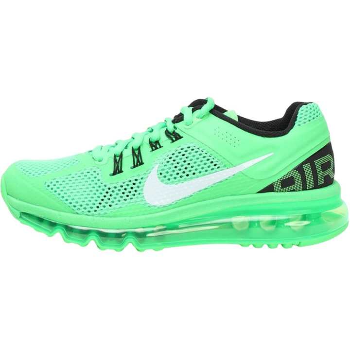 Nike Nike Air Max 2013 Low top Kids' Running Shoes Green Black Kids'