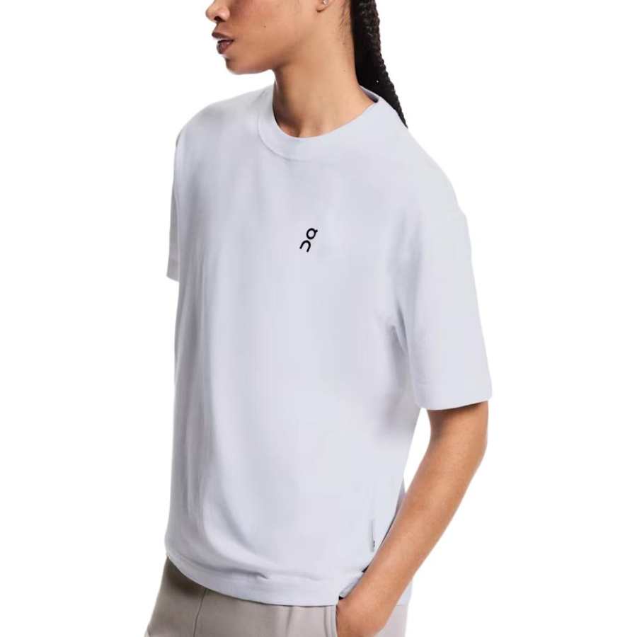 On On T Shirts Women's White Crew Neck