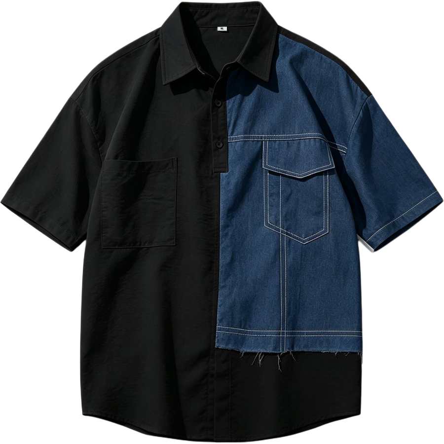 Lnga Landgre Shirts Men's Lapel Thin Other