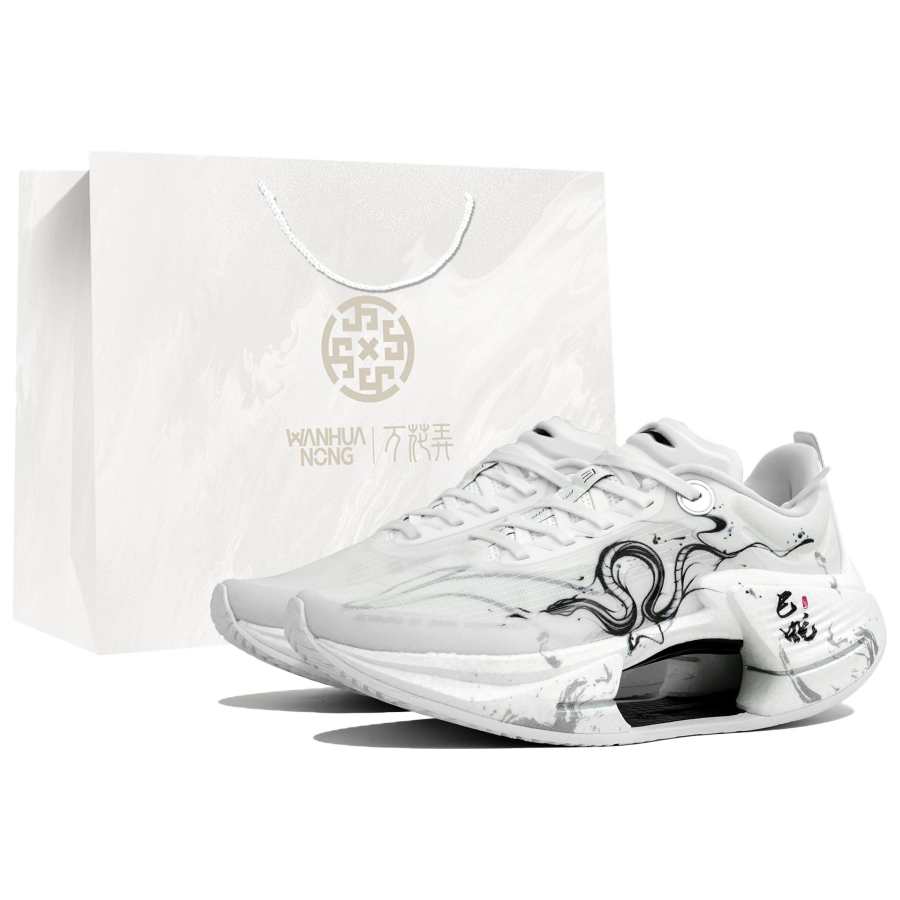 Li-Ning Li Ning Shadow 3 Essential Slip Resistant Cushioning Low top Running Shoes Men's Black White