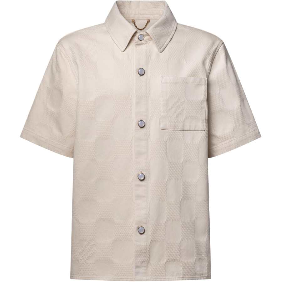 LOUIS VUITTON LOUIS VUITTON Shirts Men's Beige Lapel Moderate