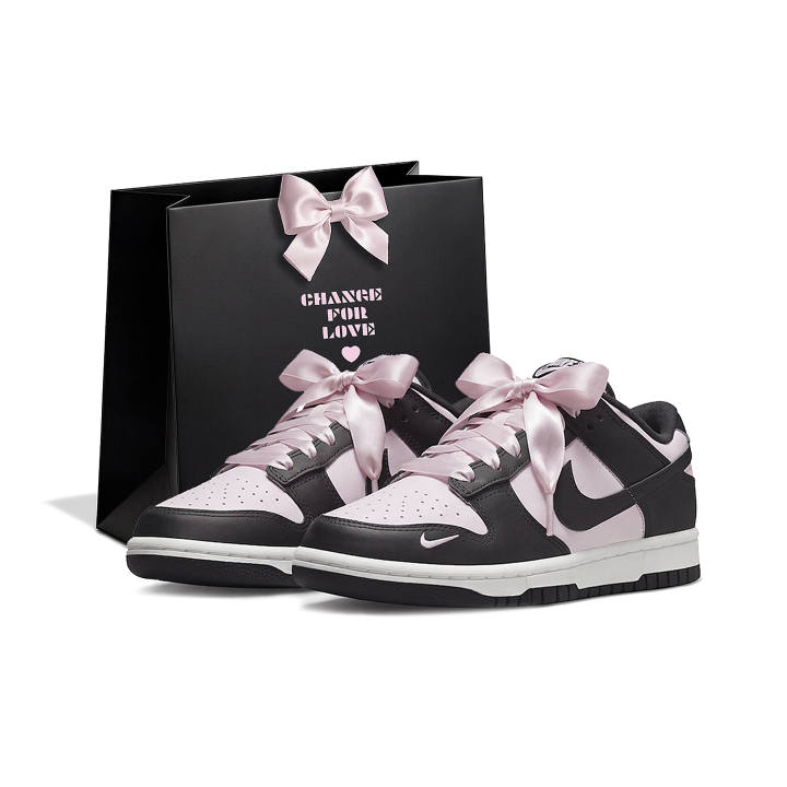 Nike Nike Dunk Valentine's Day Shopping Bag Slip Resistant Abrasion Resistant Low top Skateboard Shoes Women's