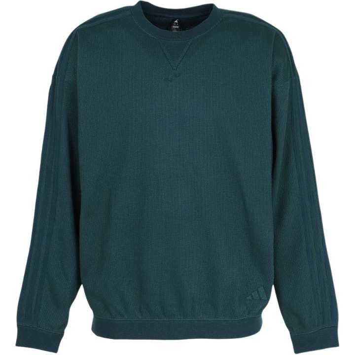 Adidas Adidas Sweatshirts Men's Dark Green Crew Neck Moderate