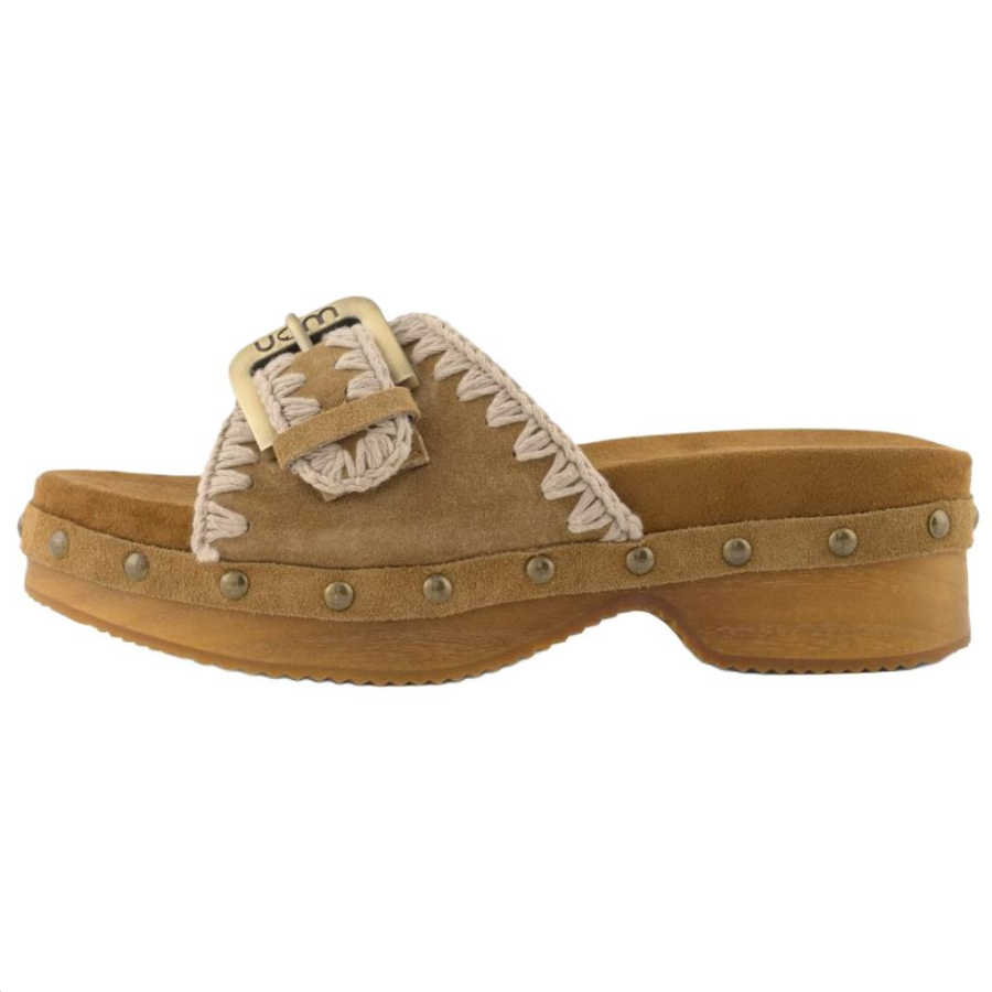 MOU Abrasion Resistant Slide Slippers Women's Brown