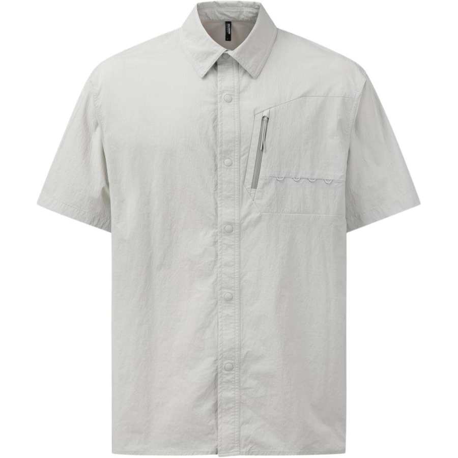 SALOMON Shirts Unisex Gray Moderate