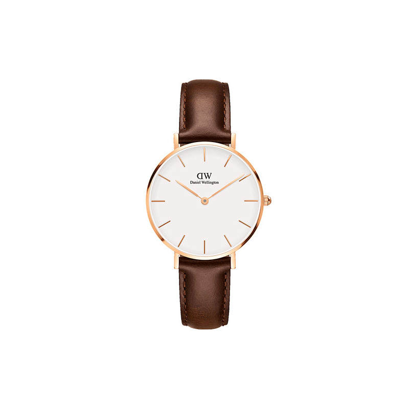 DW/DanielWellington Daniel Wellington Wrist Watches Quartz Movement Leather Strap White Dial Women's Watch DW Watch Waterproof