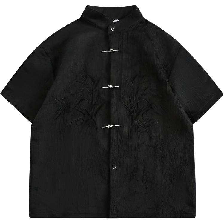 Lnga Landgre Shirts Unisex Stand Collar Thin Other