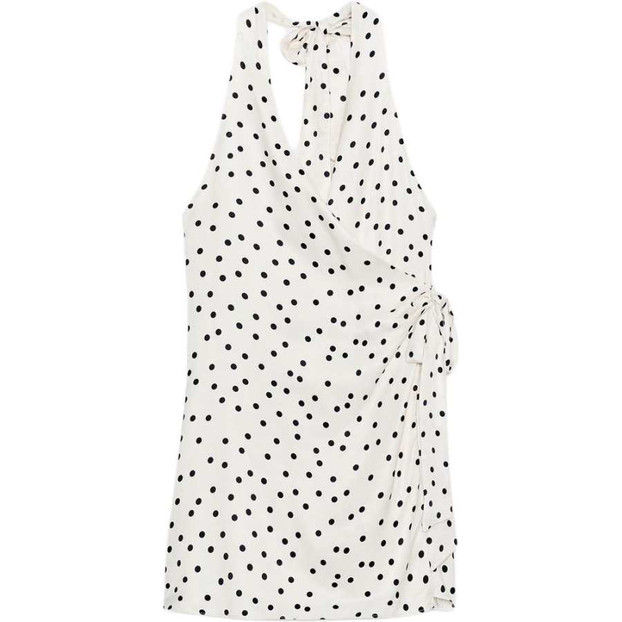 ZARA Sleeveless Dresses Women's Nude/Black Moderate