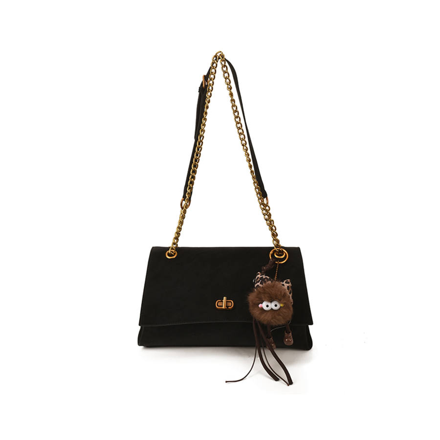 YALU Pu Shoulder Bag Regular Women's Black/Coffee/Brown