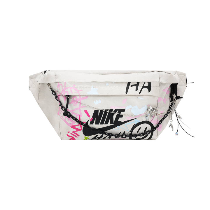 Nike Nike Basic, Large Logo, Fabric Punk Fanny Pack Unisex White
