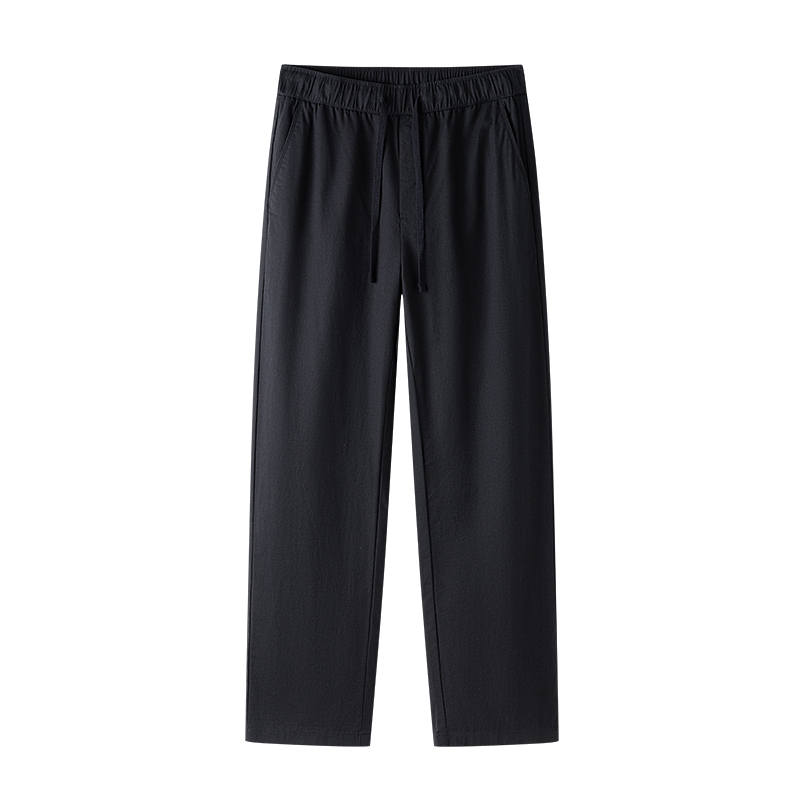 YALU Casual Pants Men's Thin Straight Fit Pants