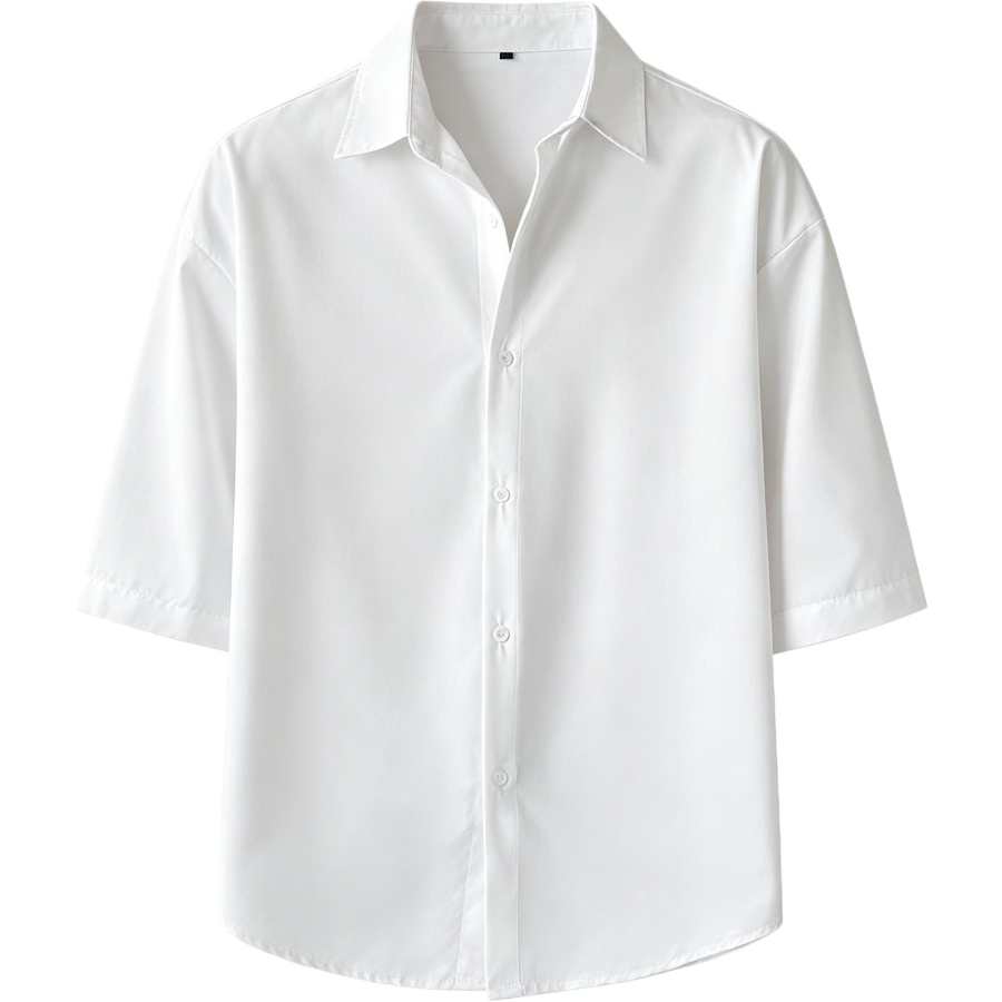 Lnga Landgre Shirts Men's Pointed Collar Thin Other
