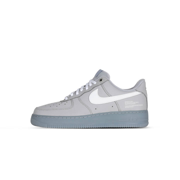 Nike Nike Air Force 1 Mist Cushioning Coverage Slip Resistant Low top Skateboard Shoes Men's Gray White
