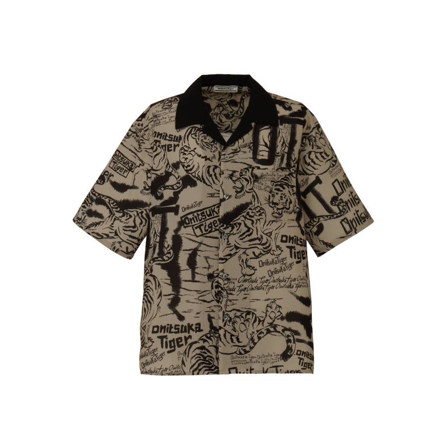 Onitsuka Tiger PRINTED SHIRT Men's Beige