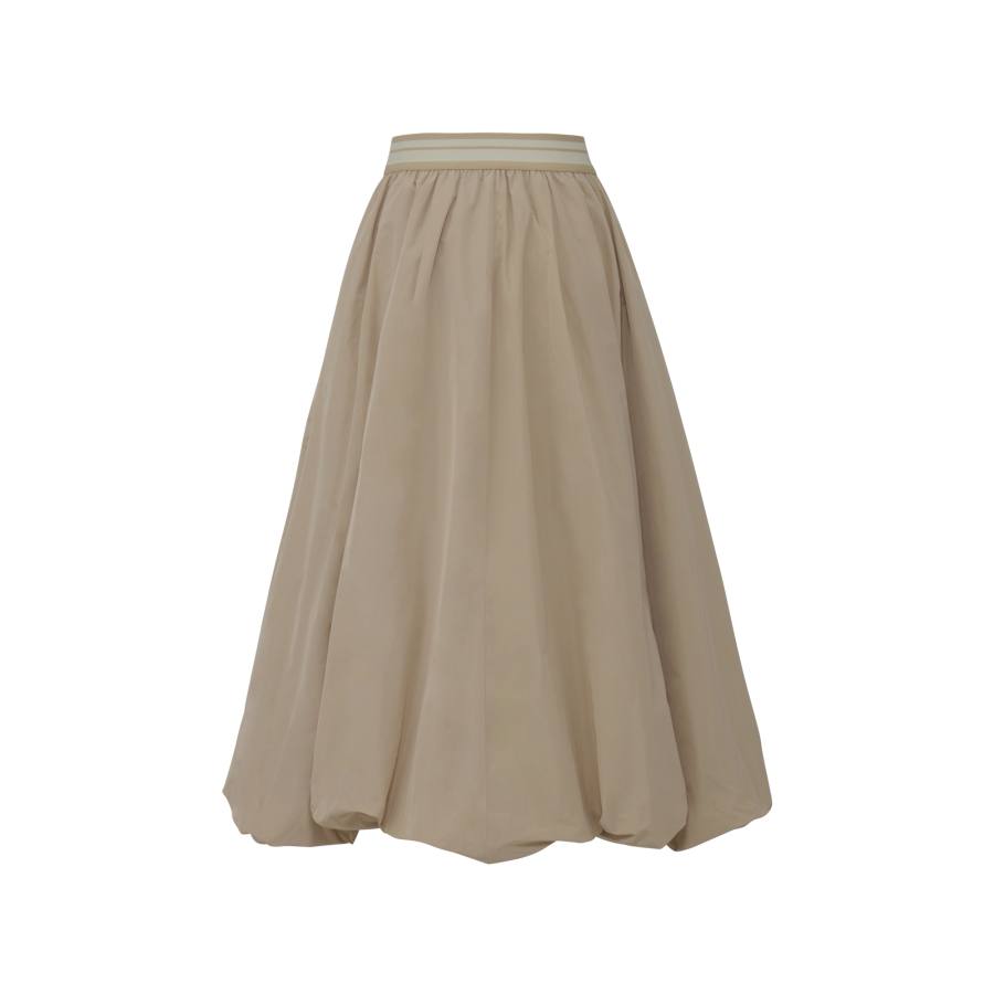 Onitsuka Tiger WS LONG SKIRT Casual Long Skirt Women's Light Beige