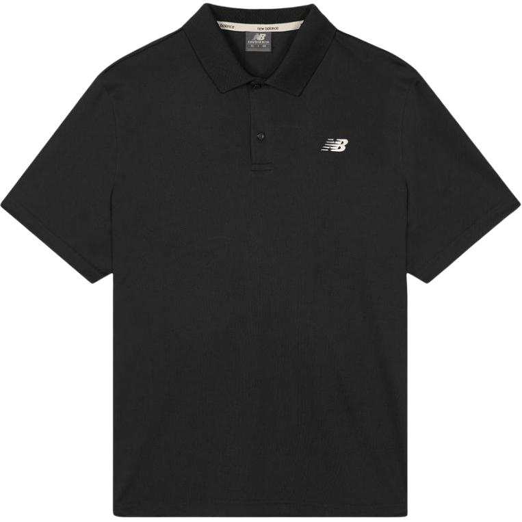 New Balance New Balance Polo Shirts Unisex Black Polo Collar Moderate
