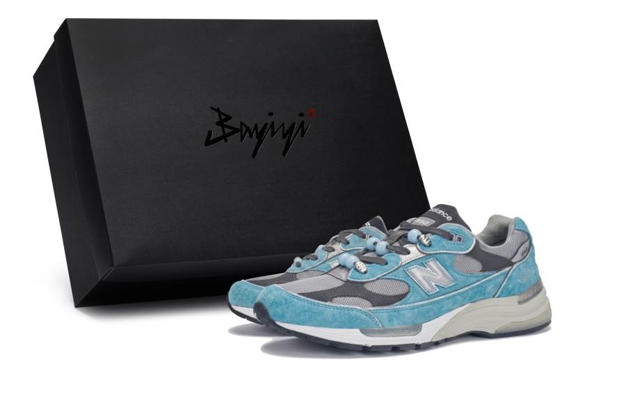 New Balance New Balance NB 992 Slip Resistant Low top Running Shoes Unisex Gray Blue