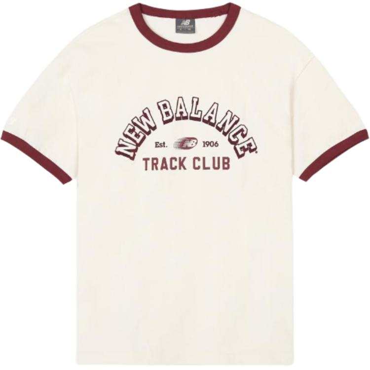 New Balance New Balance T Shirts Men's Cream Crew Neck