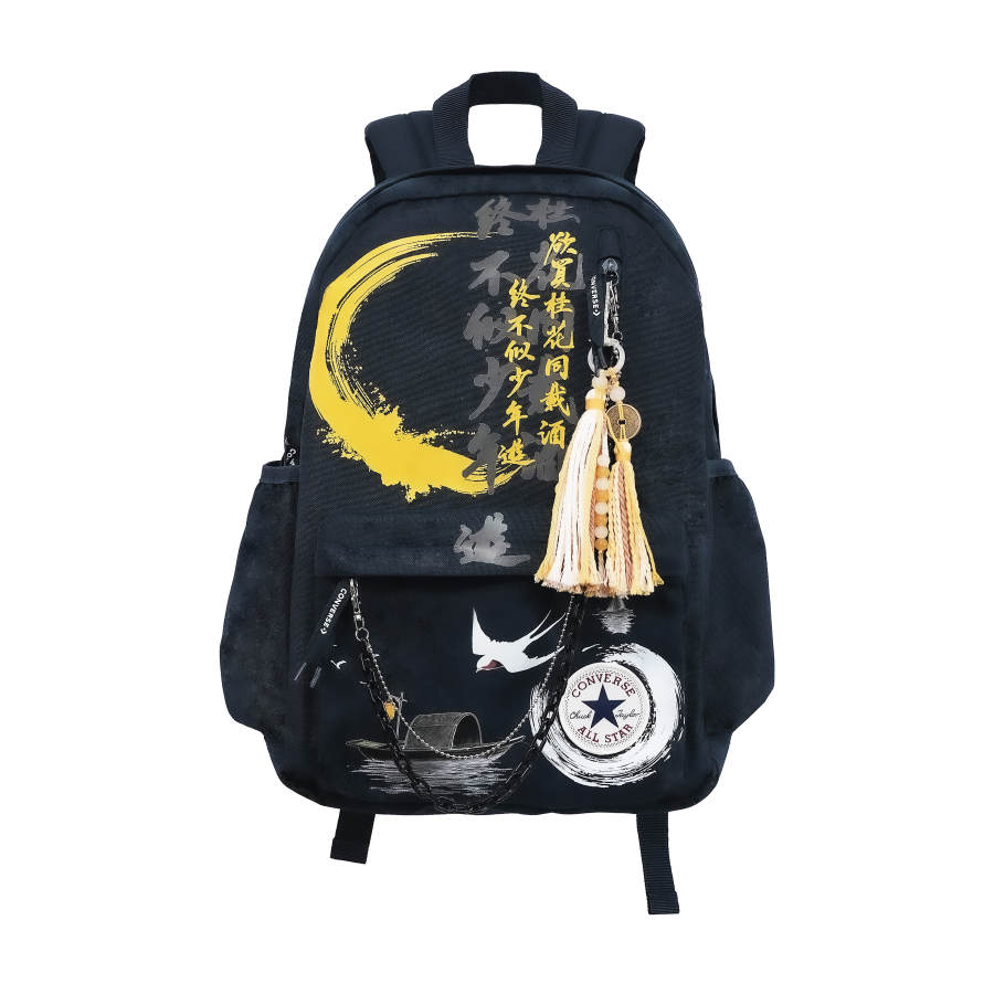 Converse Converse Polyester Youth Tour Backpack Regular Unisex Blue Yellow