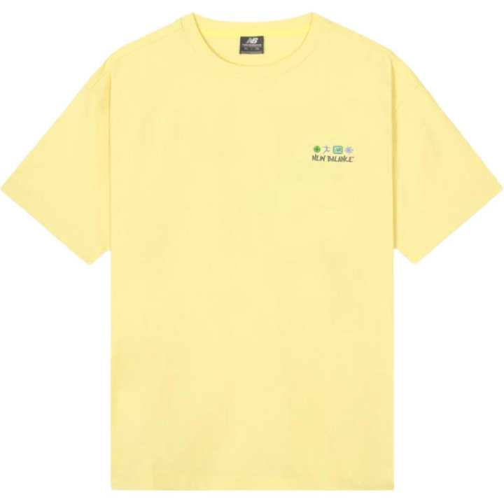 New Balance New Balance T Shirts Unisex Yellow Crew Neck