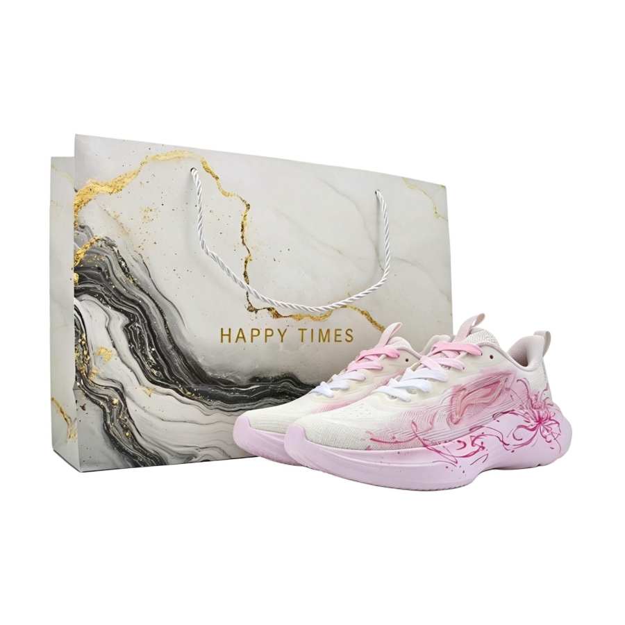 Li-Ning Li Ning Light Breeze Cushioning Abrasion Resistant Low top Casual Running Shoes Women's