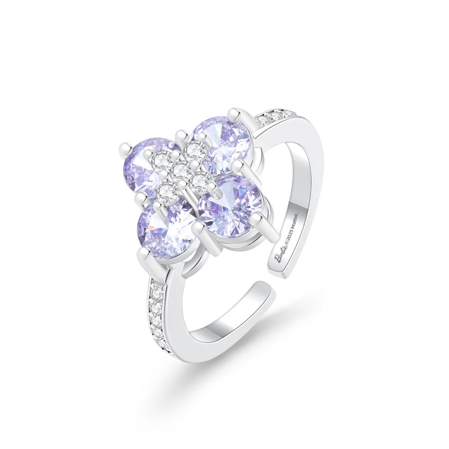 Barbie Synthetic Cubic Zirconia Alloy Swarovski Crystal Rings Unisex