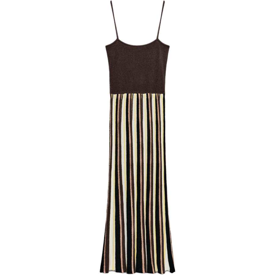 ZARA Slip Dresses Women's Nude/Brown Moderate