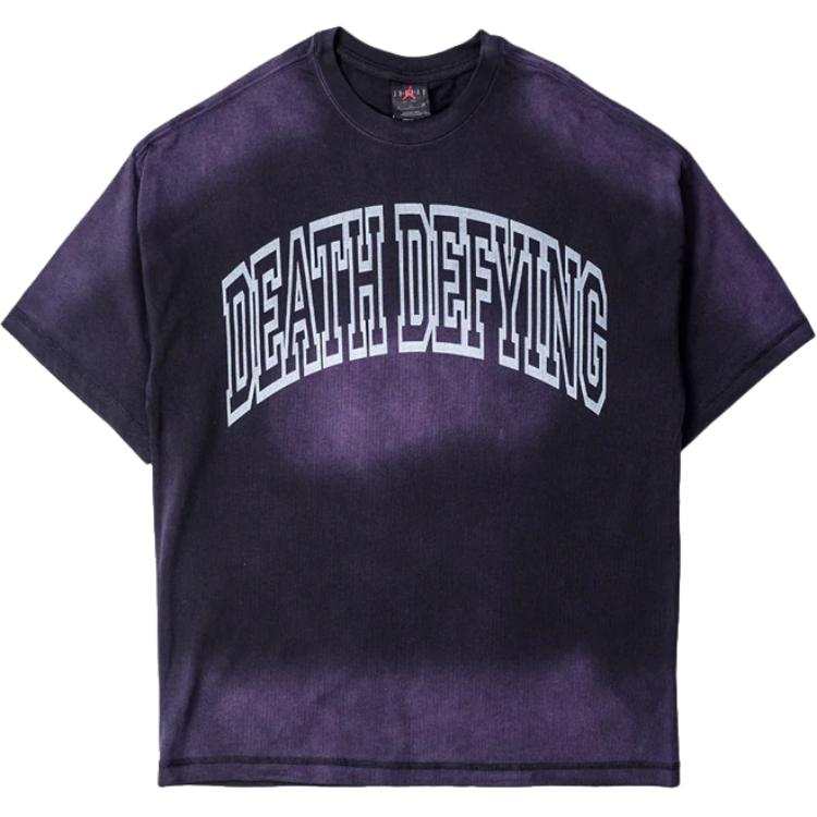 Jordan Jordan T Shirts Unisex Purple Crew Neck Moderate