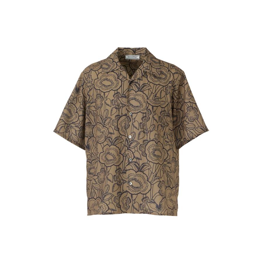 Onitsuka Tiger Onitsuka Tiger PRINTED SHIRT Men's Light Brown
