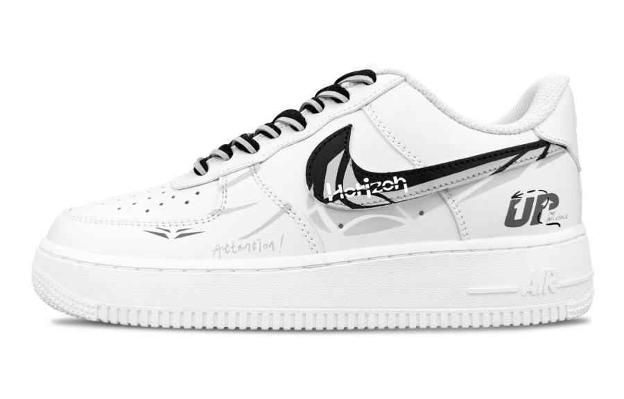 Nike Nike Air Force 1 Flight Trajectory Synthetic Leather, Cow Leather Slip Resistant Abrasion Resistant Low top