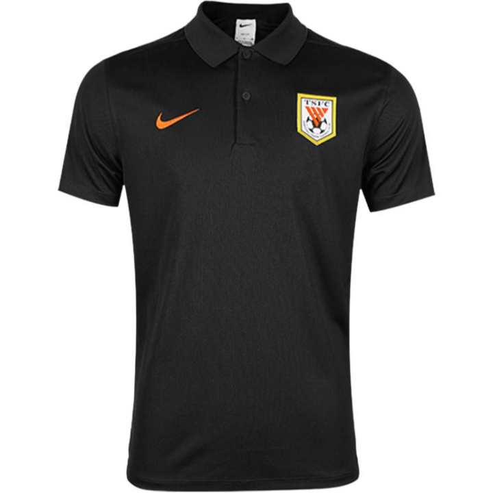 Nike Nike Dri Fit Polo Shirts Men's Black Polo Collar Moderate