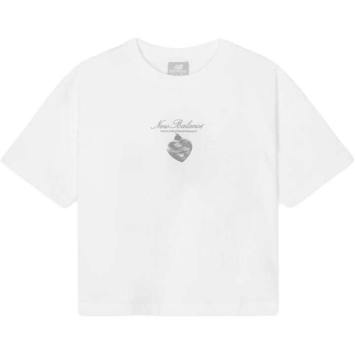 New Balance New Balance T Shirts Women's White Crew Neck