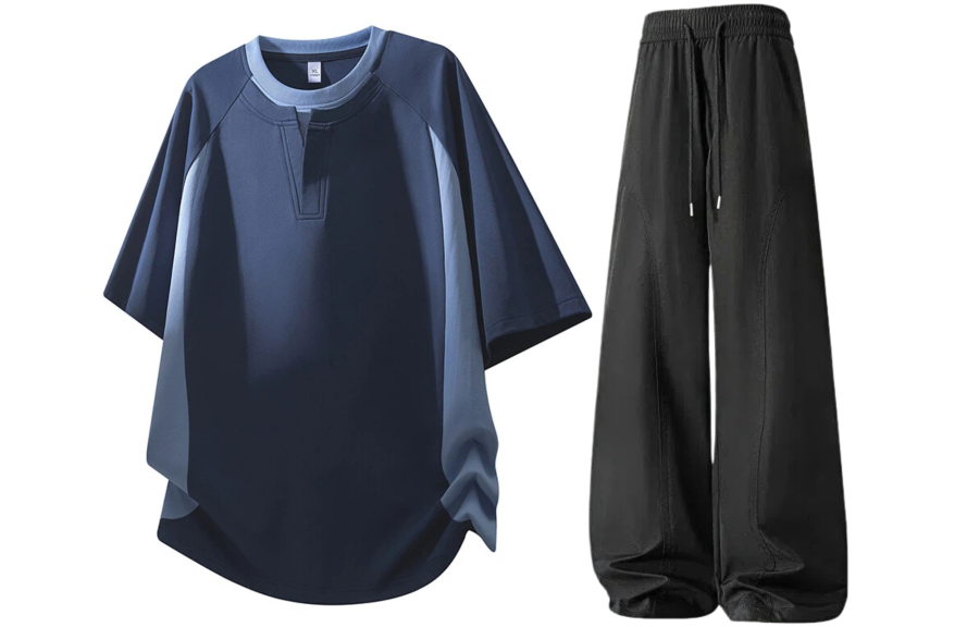 GWAF Casual Sportswear Unisex V Neck Moderate