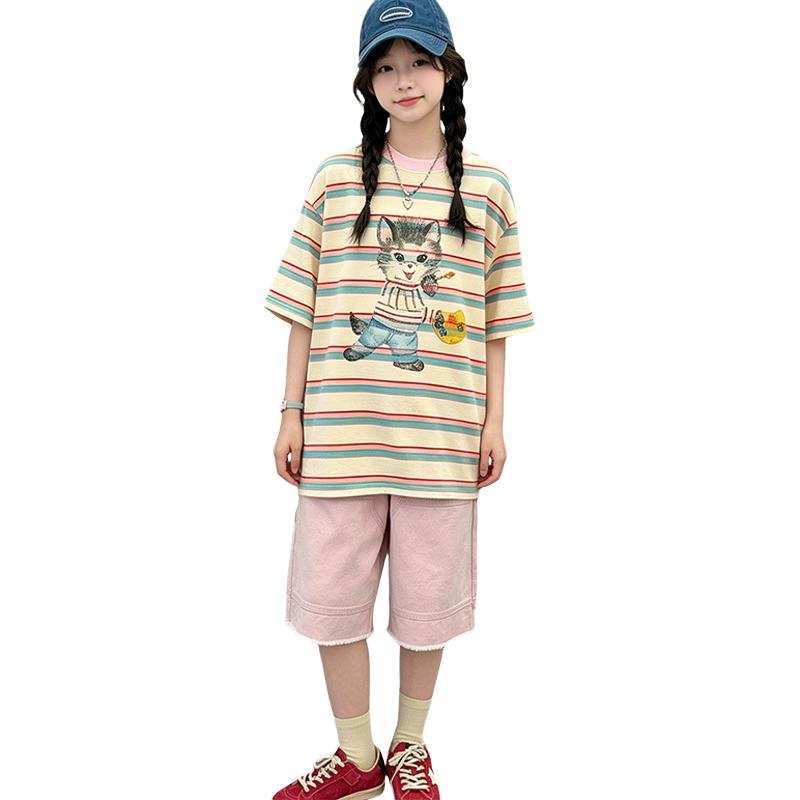 Lanza Girls Summer Clothing Sets Summer Style Teenagers