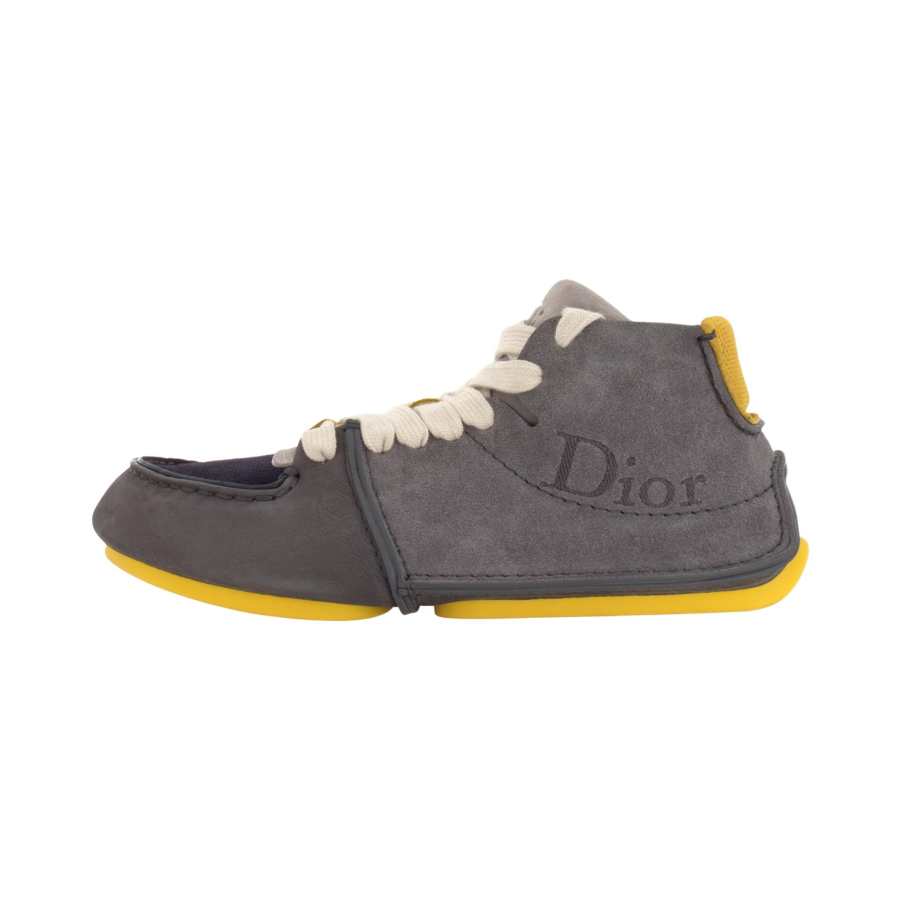 DIOR DIOR Roadie Ankle Boots Men's Gray