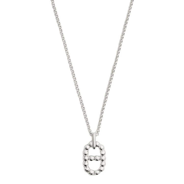HERMES HERMES 925 Sterling Silver Necklaces Men's Silver