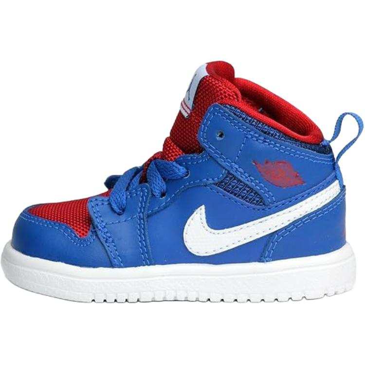 Jordan Jordan Air Jordan 1 Mid top Children's Basketball Shoes Blue