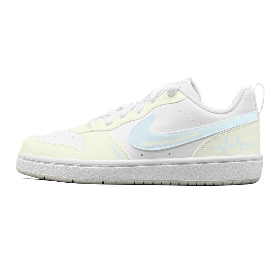 Nike Nike Court Heart Rhythm Cushioning Abrasion Resistant Support Low top Kids' Skateboarding Shoes Unisex