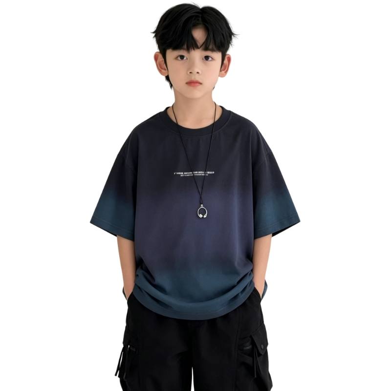 YALU Grade School T Shirts Crew Neck Moderate