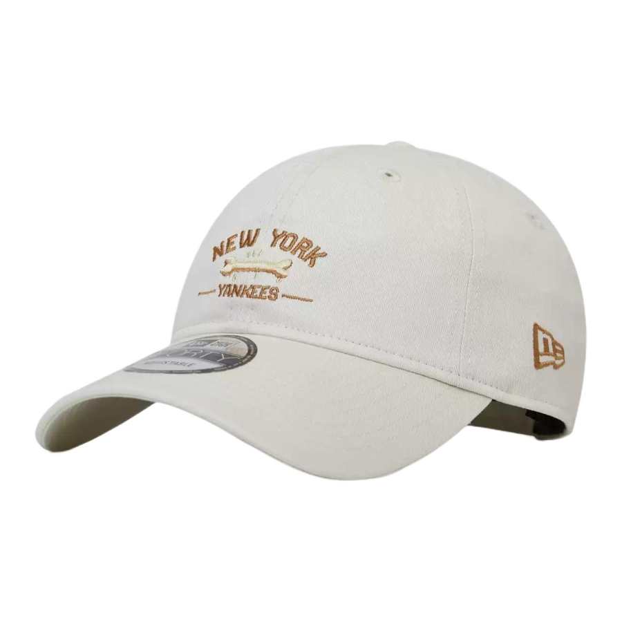 New Era x MLB Baseball Caps Unisex Ivory White/Black/Pink