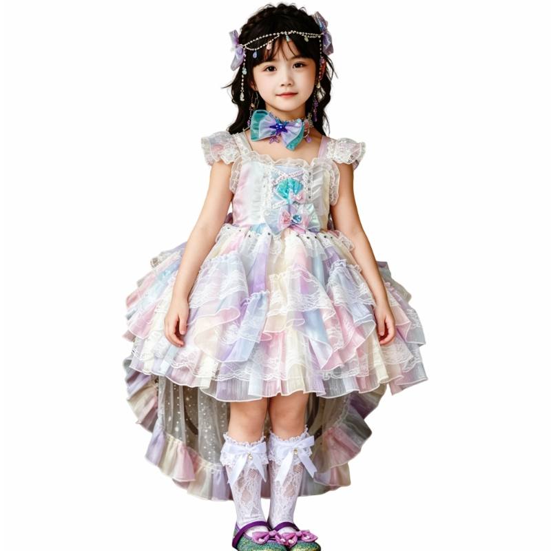 YALU Dress Children Aged 3 7 Years Old