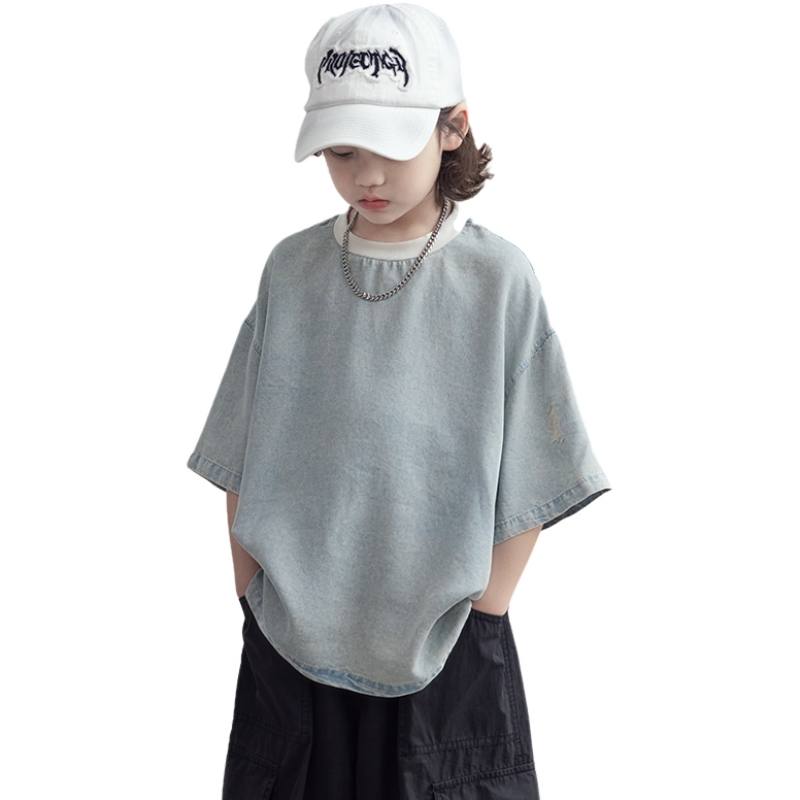 YALU Grade School T Shirts Crew Neck Moderate