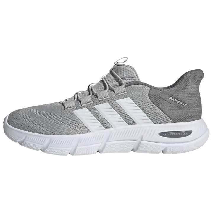 Adidas Adidas Cloudfoam Flex Rapidfit Running Shoes Men's Gray
